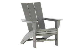 Polywood Modern Gray Curveback Adirondack 2